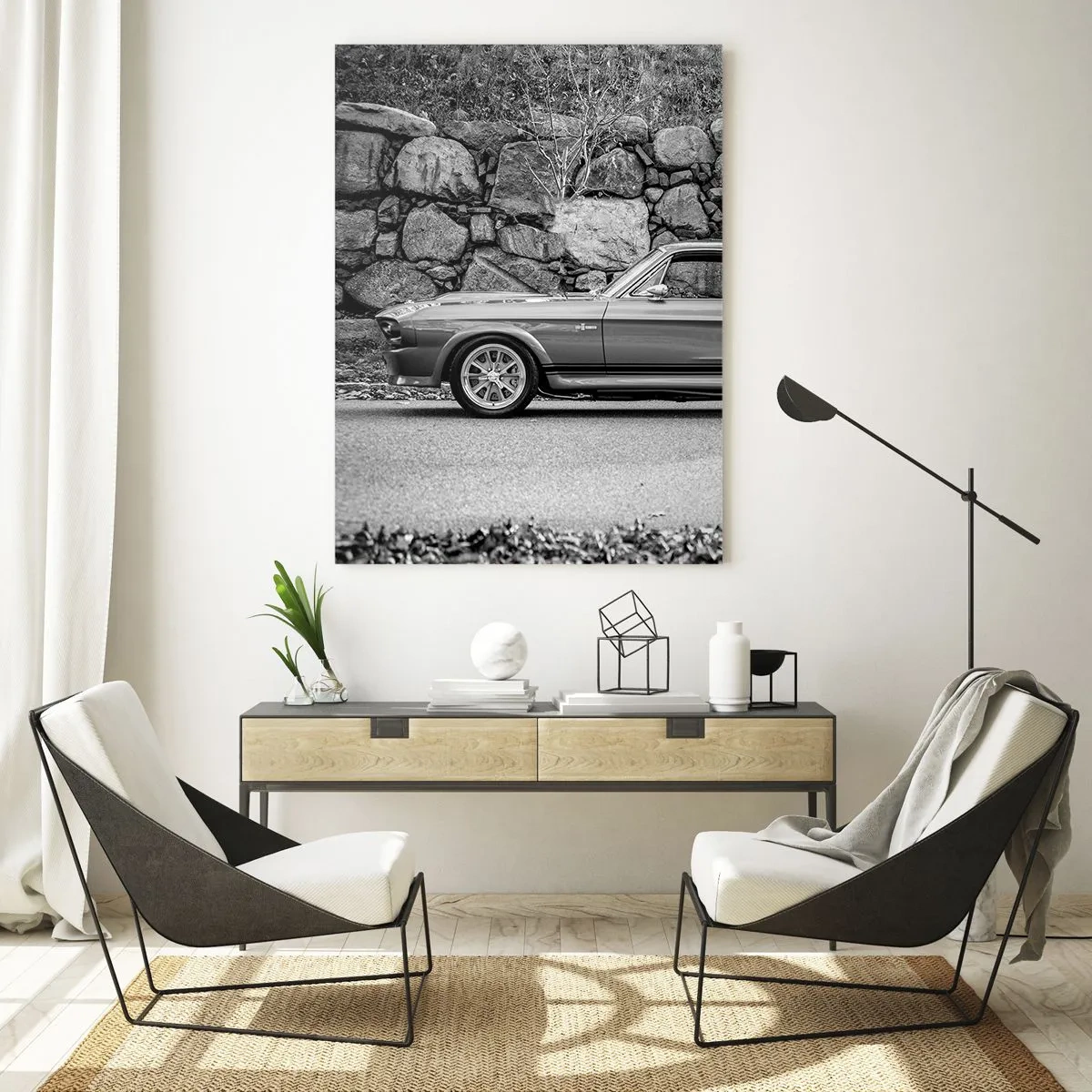 Obraz na skle - Legenda 60. let - 50x70 cm