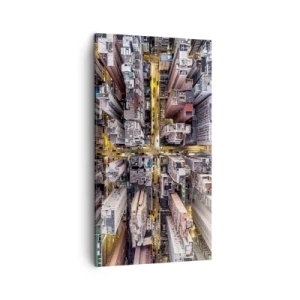 Obraz na plátně - Pozdrav z Hongkongu - 45x80 cm