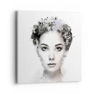 Obraz na plátně - Velmi stylový portrét - 40x40 cm