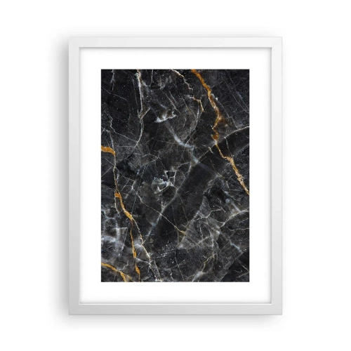 Plakát v bílém rámu - Vnitřní život kamene - 30x40 cm