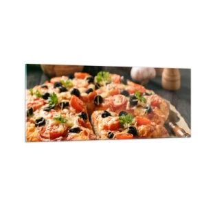 Obraz na skle - Opět jsi měl štěstí - 100x40 cm