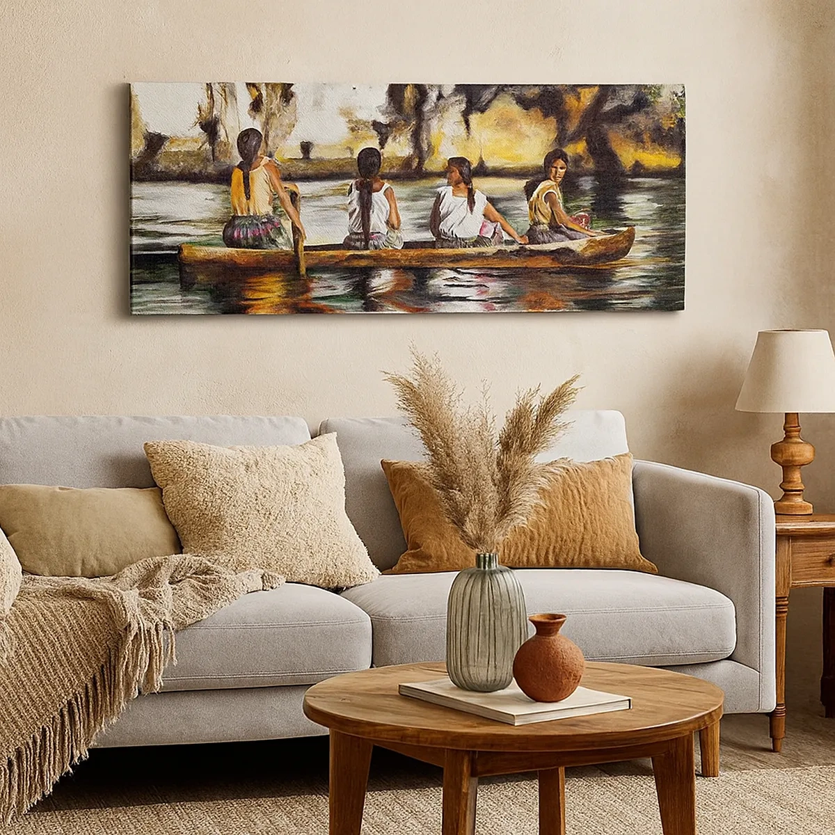 Obraz na plátně - V polynéském ráji - 30x30 cm