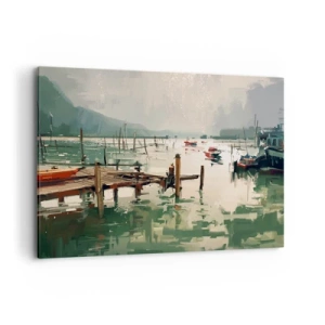 Obraz na plátně - Zalité roztaveným měsícem - 100x70 cm