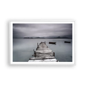 Plakát v bílém rámu - Zítra můžeš vyrazit - 91x61 cm