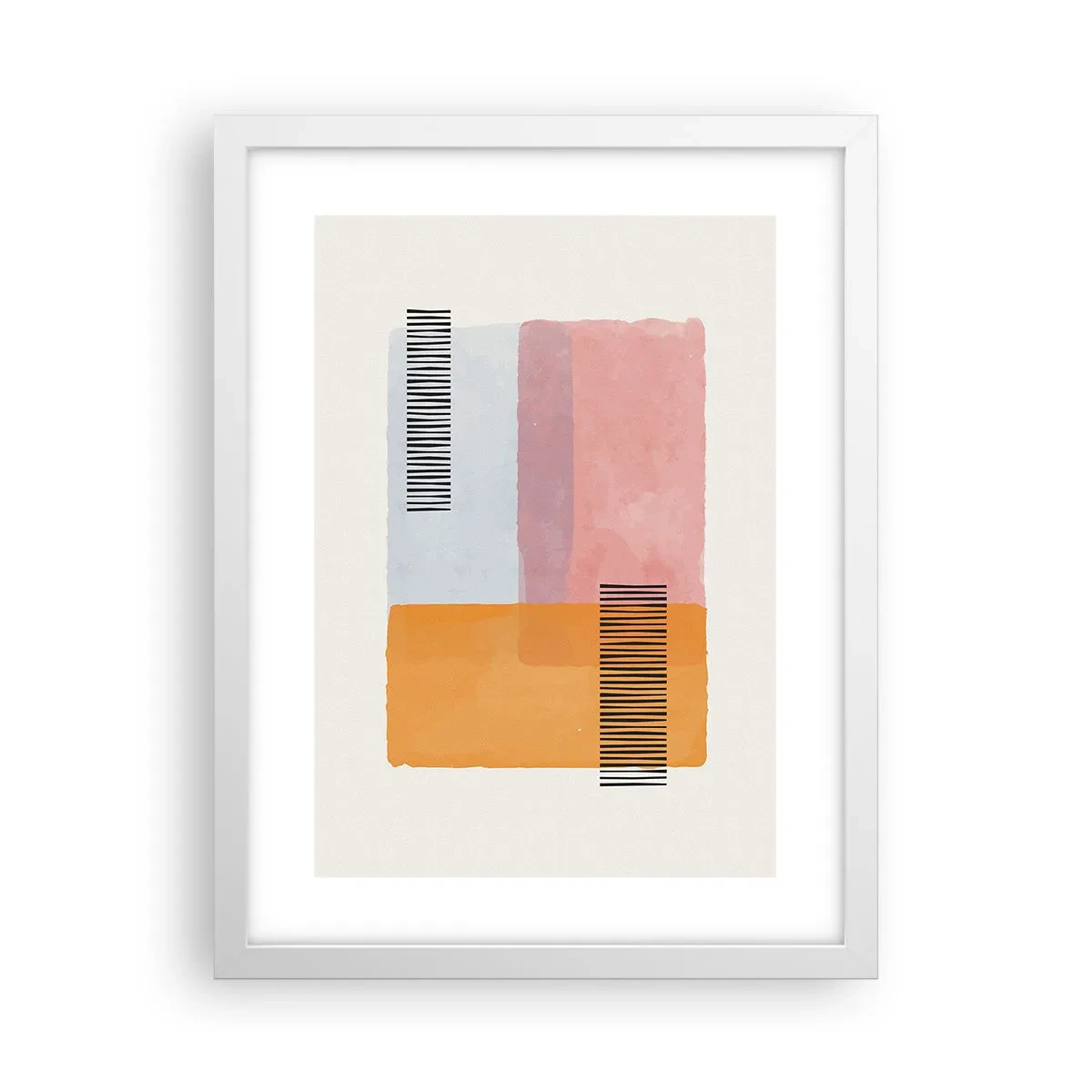 Plakát v bílém rámu - Z rohu do rohu - 30x40 cm