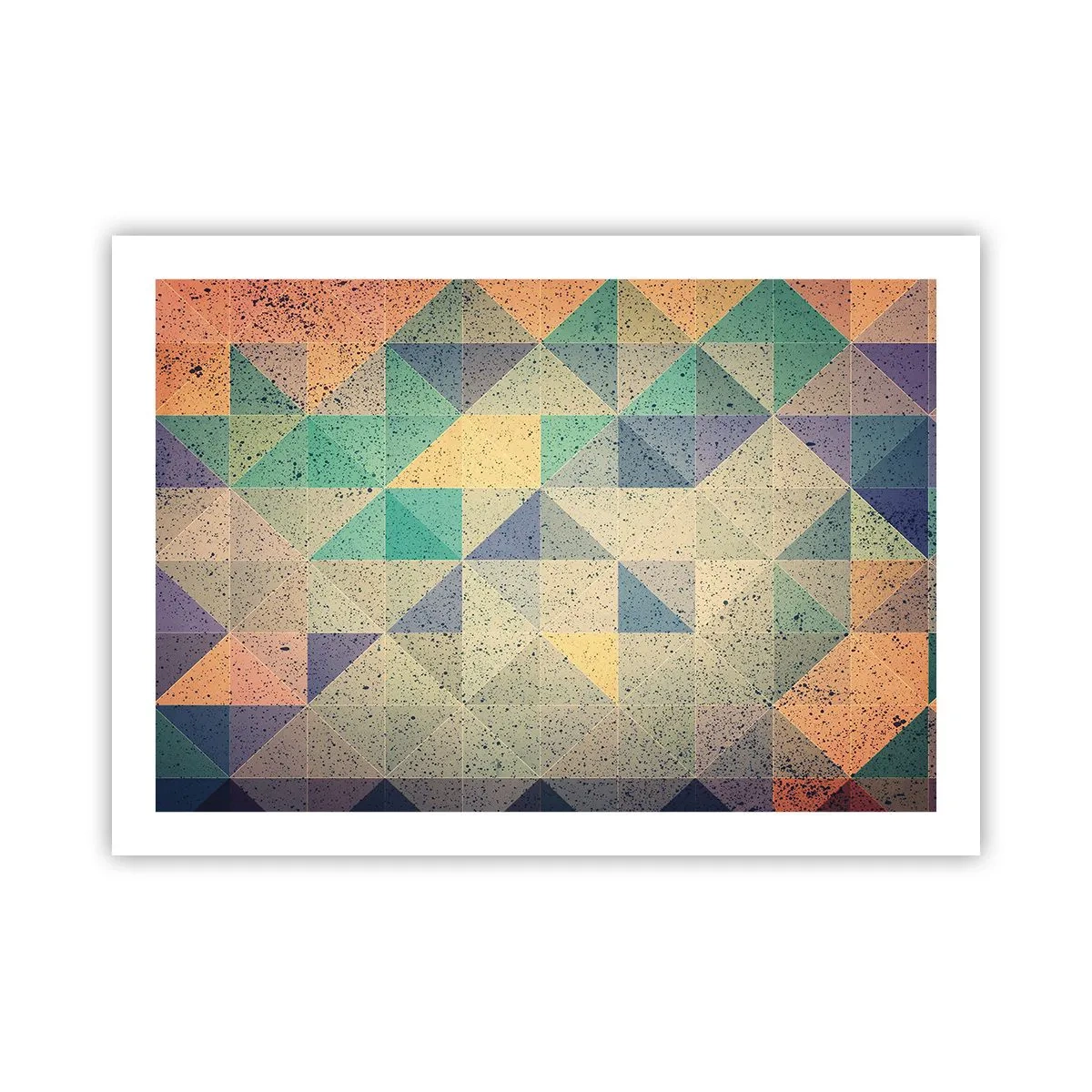 Plakát - Republika trojúhelníků - 70x50 cm