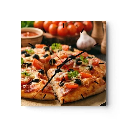 Nástěnné hodiny - Opět jsi měl štěstí - 30x30 cm