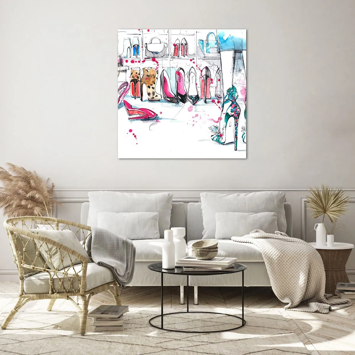 Obraz na skle - Sezame, otevři se - 40x40 cm