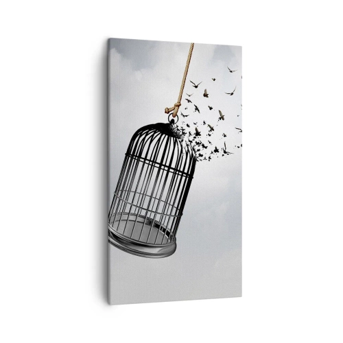 Obraz na plátně - Víra… naděje… svoboda! - 45x80 cm