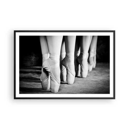 Plakát v černém rámu - Společně, lehce - 91x61 cm