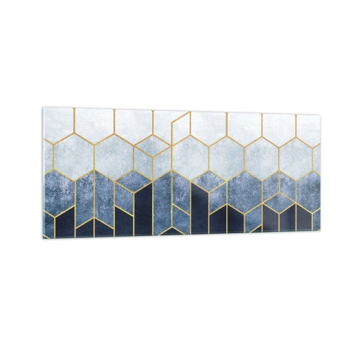 Obraz na skle - Kompozice v synkopickém rytmu - 100x40 cm