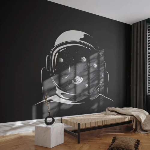 Fototapeta Premium Canvas - Skvělý výhled - Astronaut, Kosmos, Vesmír - 200x140 cm