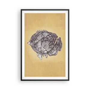 Plakát v černém rámu - Z oceánu ornamentů - 61x91 cm