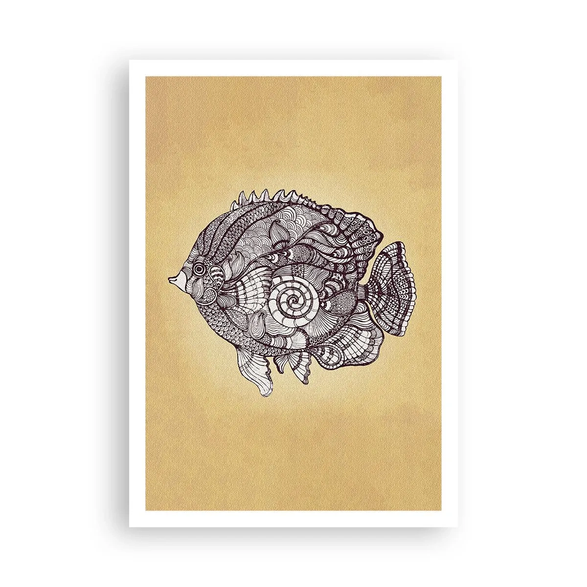 Plakát - Z oceánu ornamentů - 70x100 cm