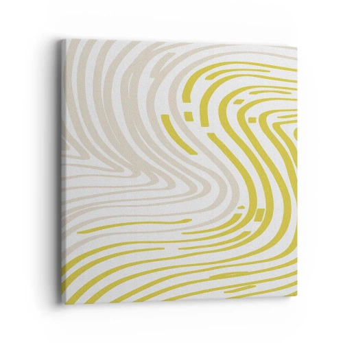 Obraz na plátně - Kompozice s mírným ohybem - 40x40 cm