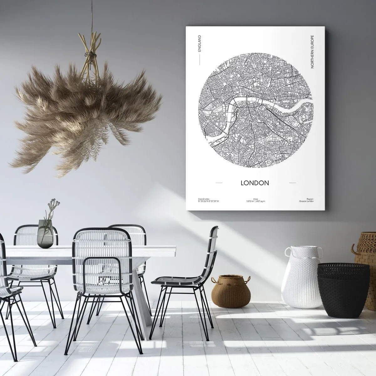 Obraz na plátně - Anatomie Londýna - 55x100 cm