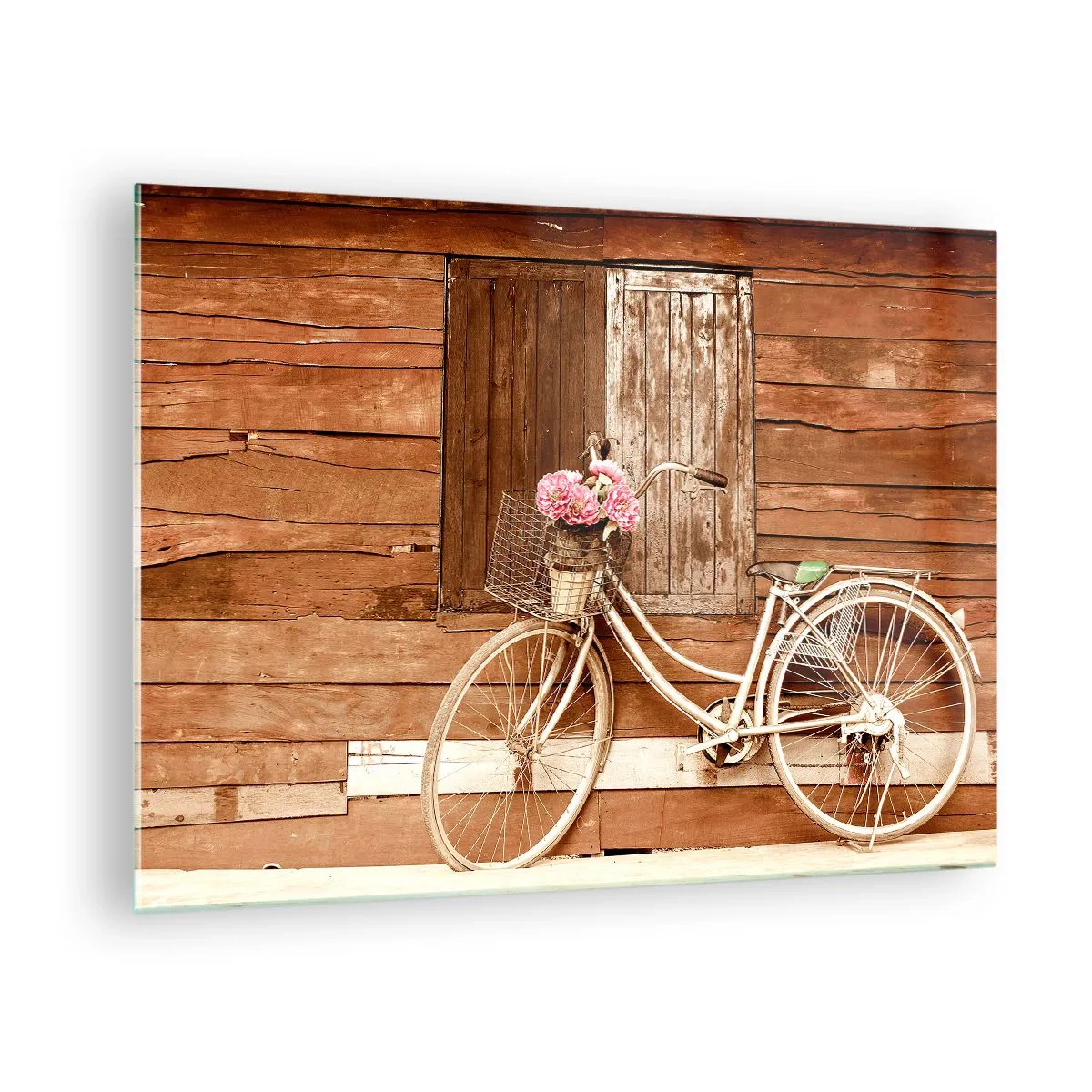 Obraz na skle - Hned budu zpátky - 70x50cm - Hned se vrátím - Moderní nástěnná dekorace do obývacího pokoje a ložnice ARTTOR