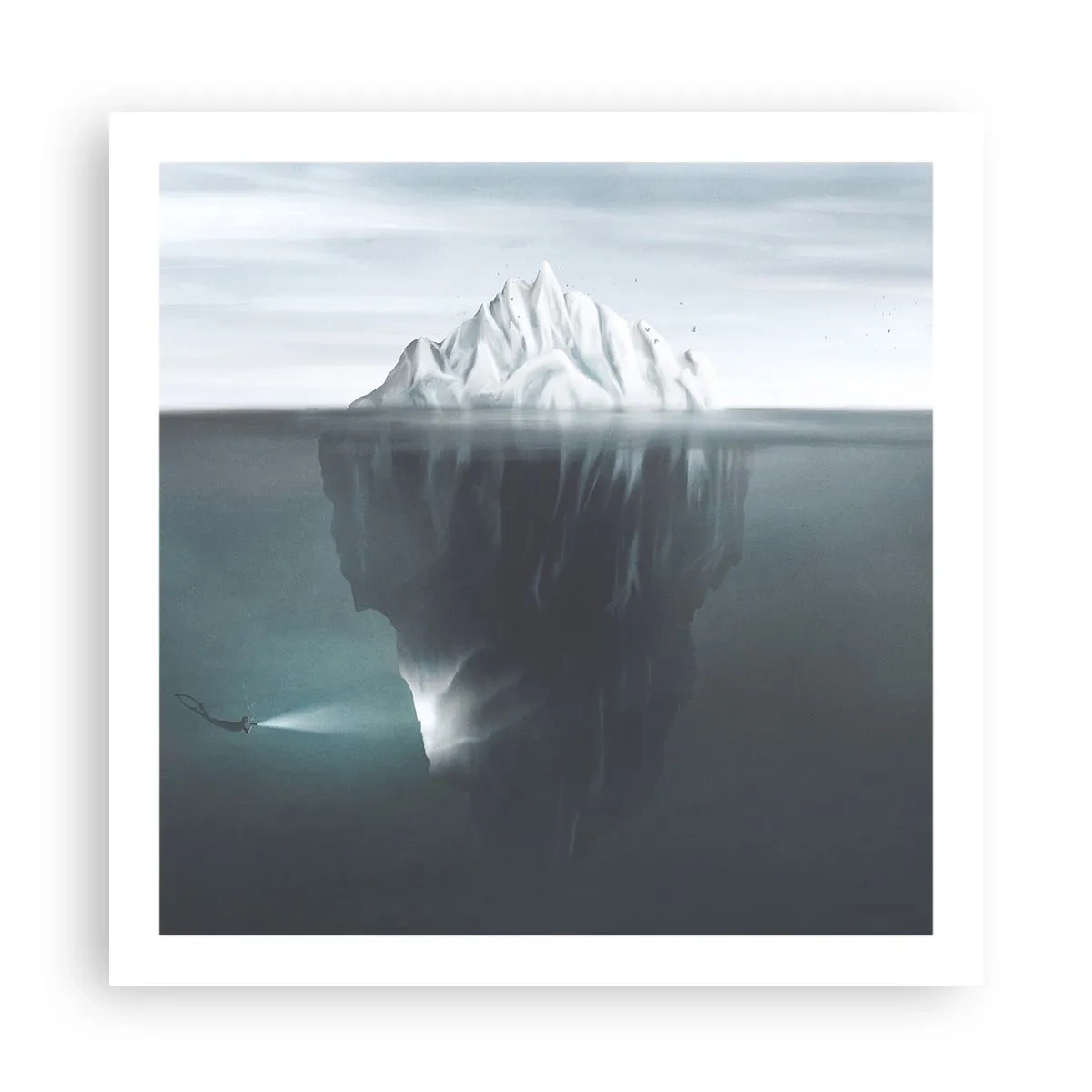 Plakát - Podvodní tajemství - 60x60 cm