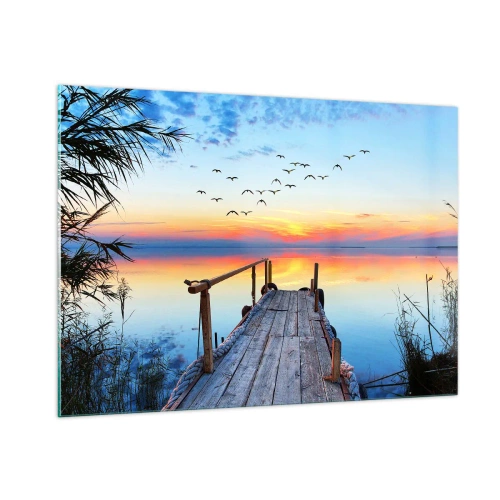 Obraz na skle - Je čas vrátit se… - 100x70 cm
