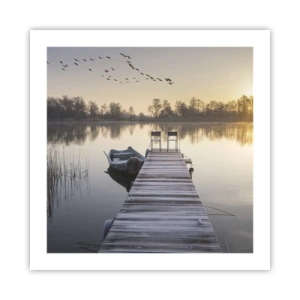 Plakát - Časem se vrátím - 50x50 cm