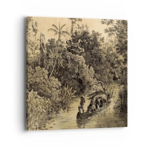 Obraz na plátně - Výlet ke zdroji - 40x40 cm