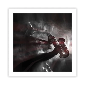 Plakát - V oparu jazzu - 50x50 cm