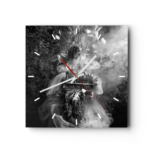 Nástěnné hodiny - Matka Příroda - 40x40 cm