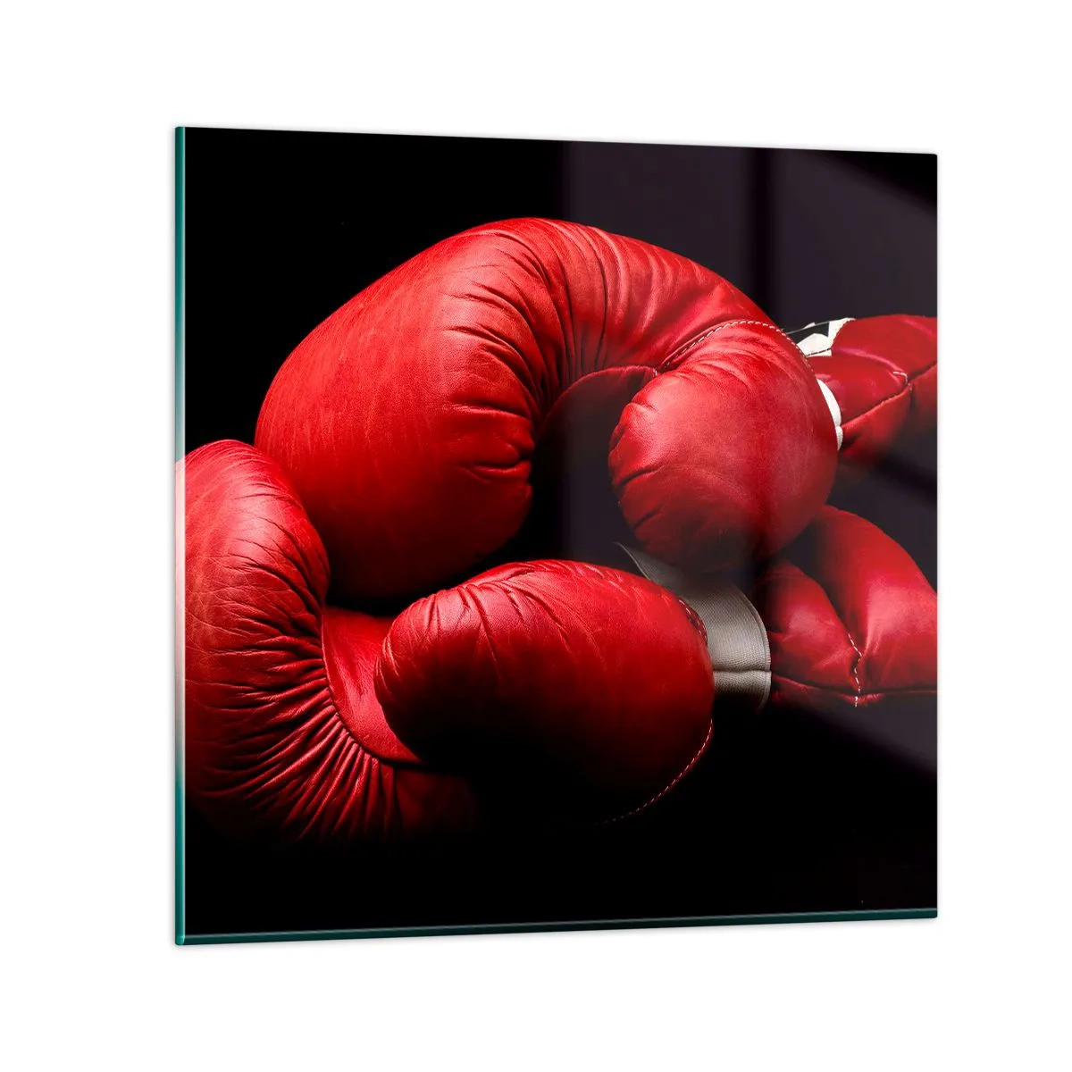 Obraz na skle - Emoce války za námi - 40x40 cm