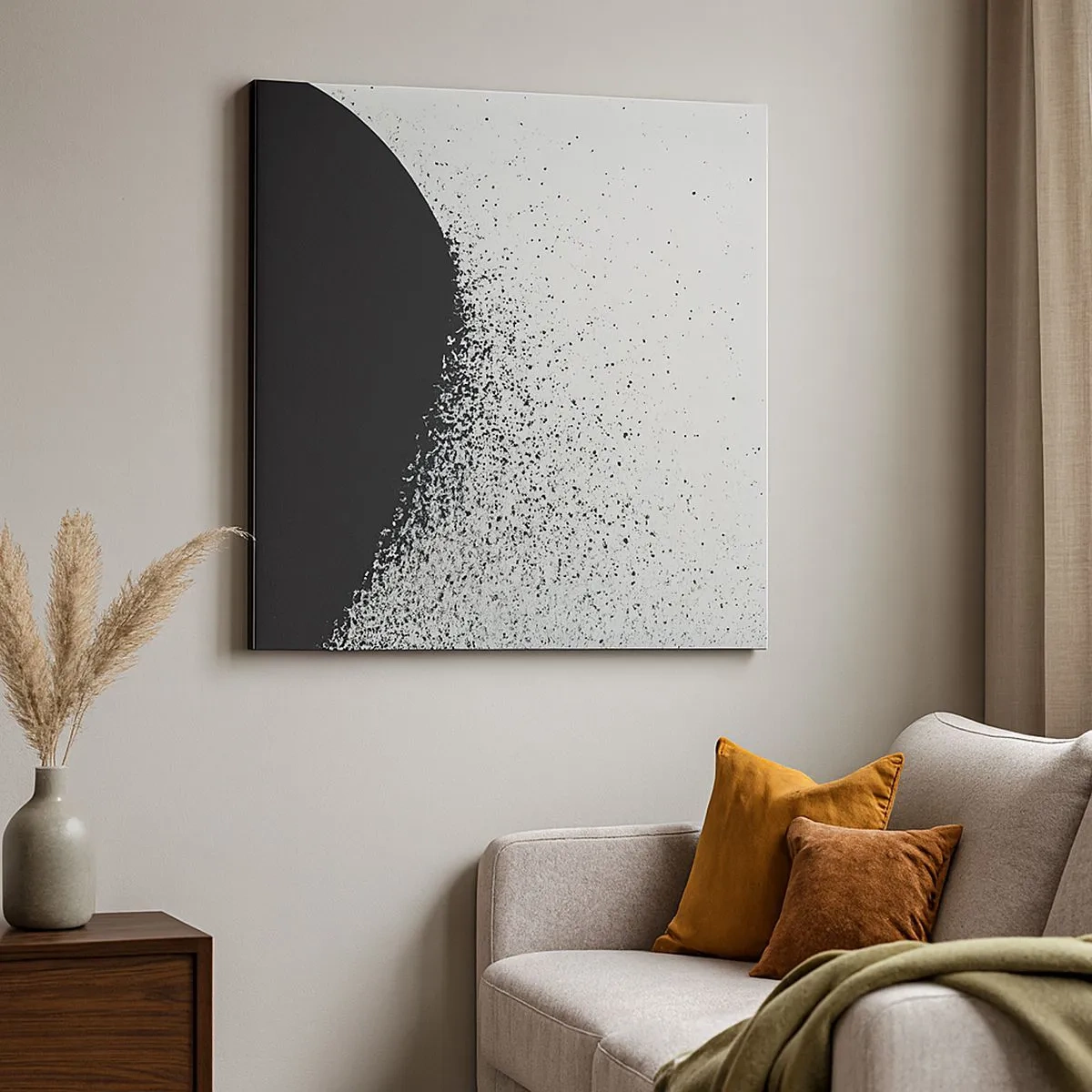 Obraz na plátně - Pohyb částic - 30x30 cm