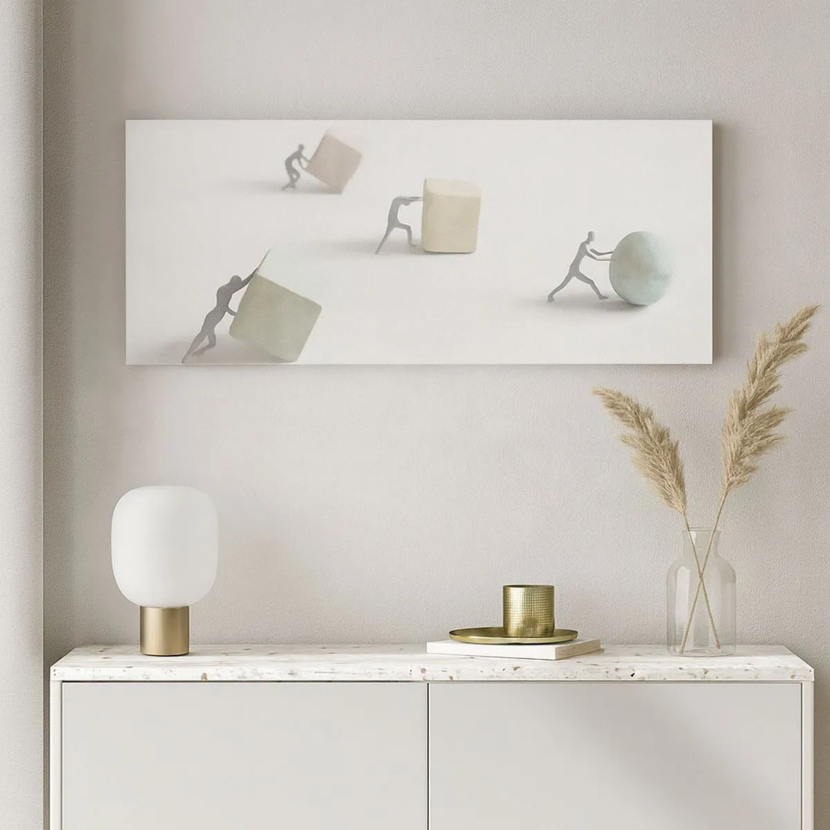 Obraz na plátně - Život samotný - 100x40 cm