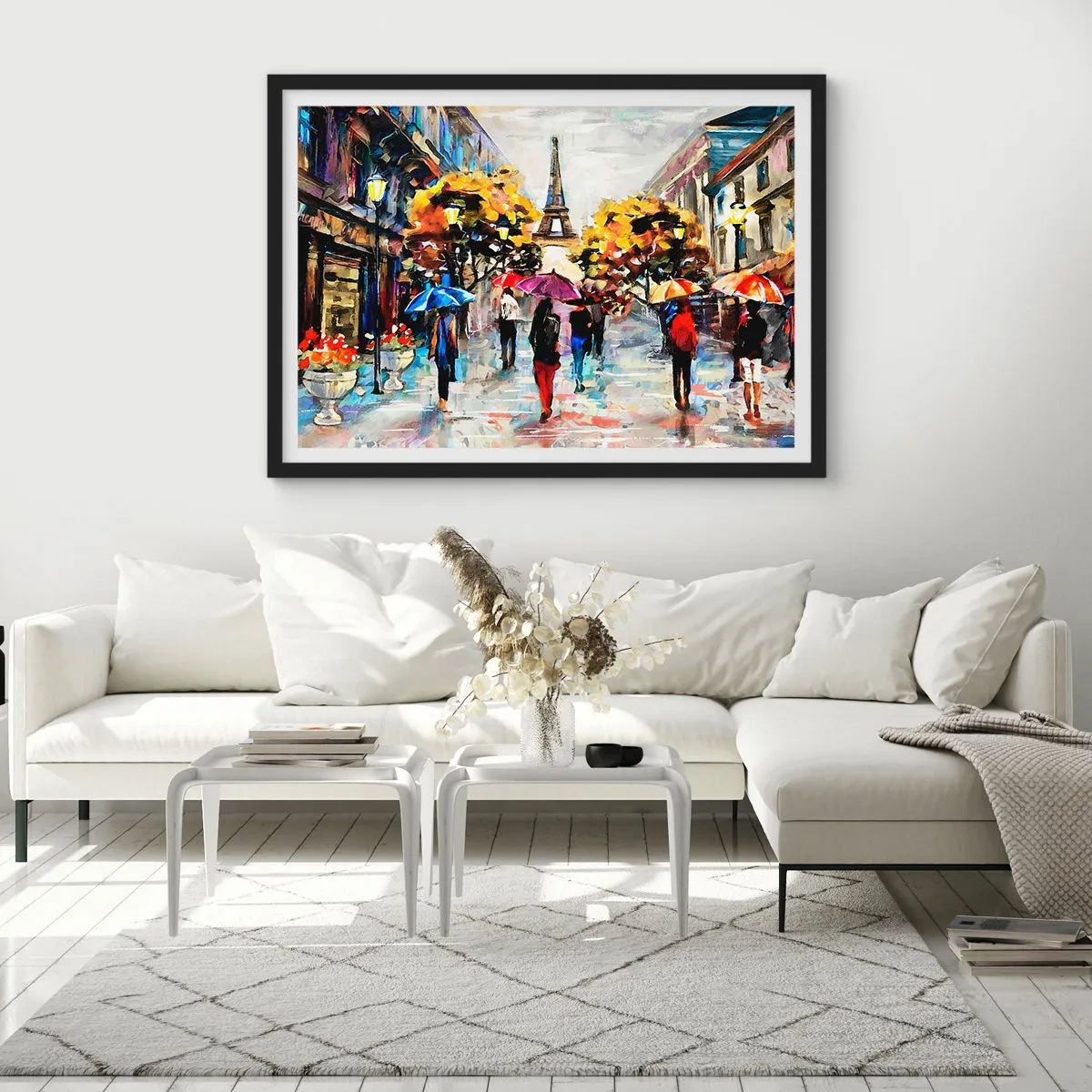 Plakát v černém rámu - Na podzim zvlášť krásný - 70x50 cm