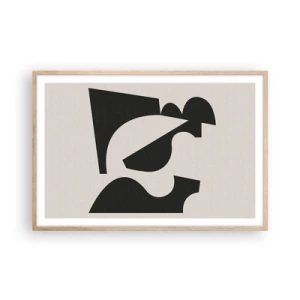 Plakát v rámu světlý dub - K samostatnému ukládání - 91x61 cm