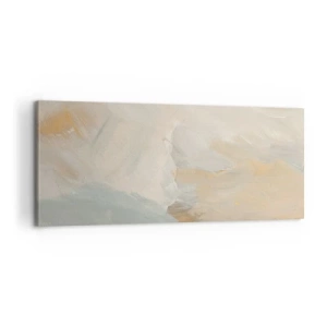 Obraz na plátně - Abstrakce – krajina něhy - 100x40 cm
