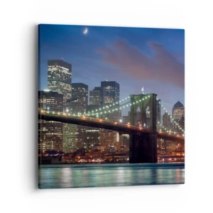 Obraz na plátně - Rozjařená noc - 40x40 cm