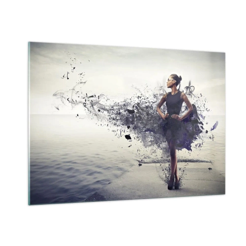 Obraz na skle - Africká Venuše - 100x70 cm