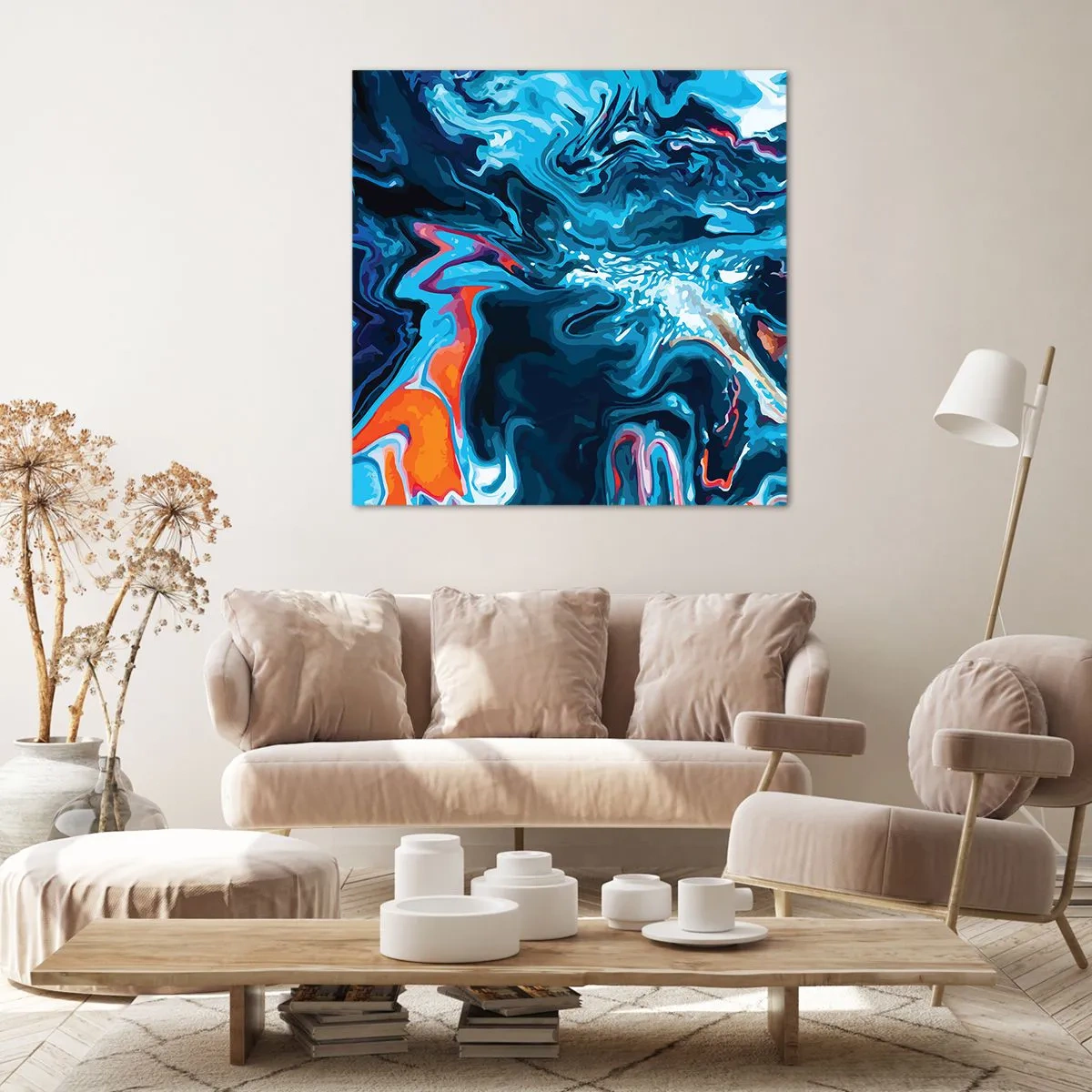 Obraz na plátně - Cesta do středu nebe - 70x70 cm