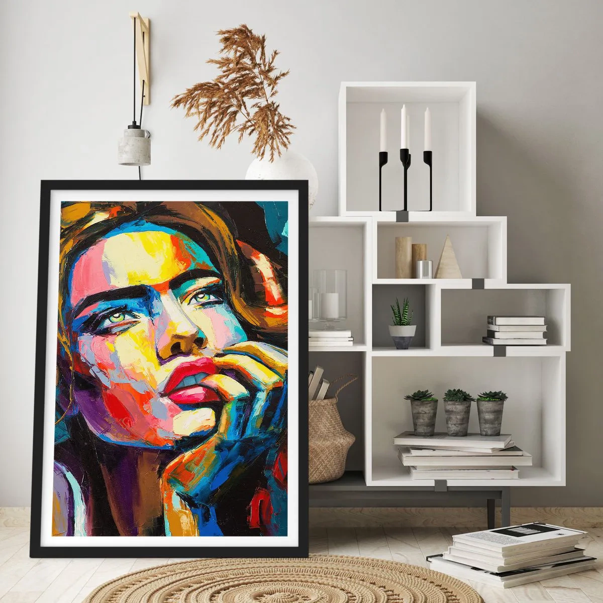 Plakát v černém rámu - Sny, jak ptáci letí oblohou - 61x91 cm