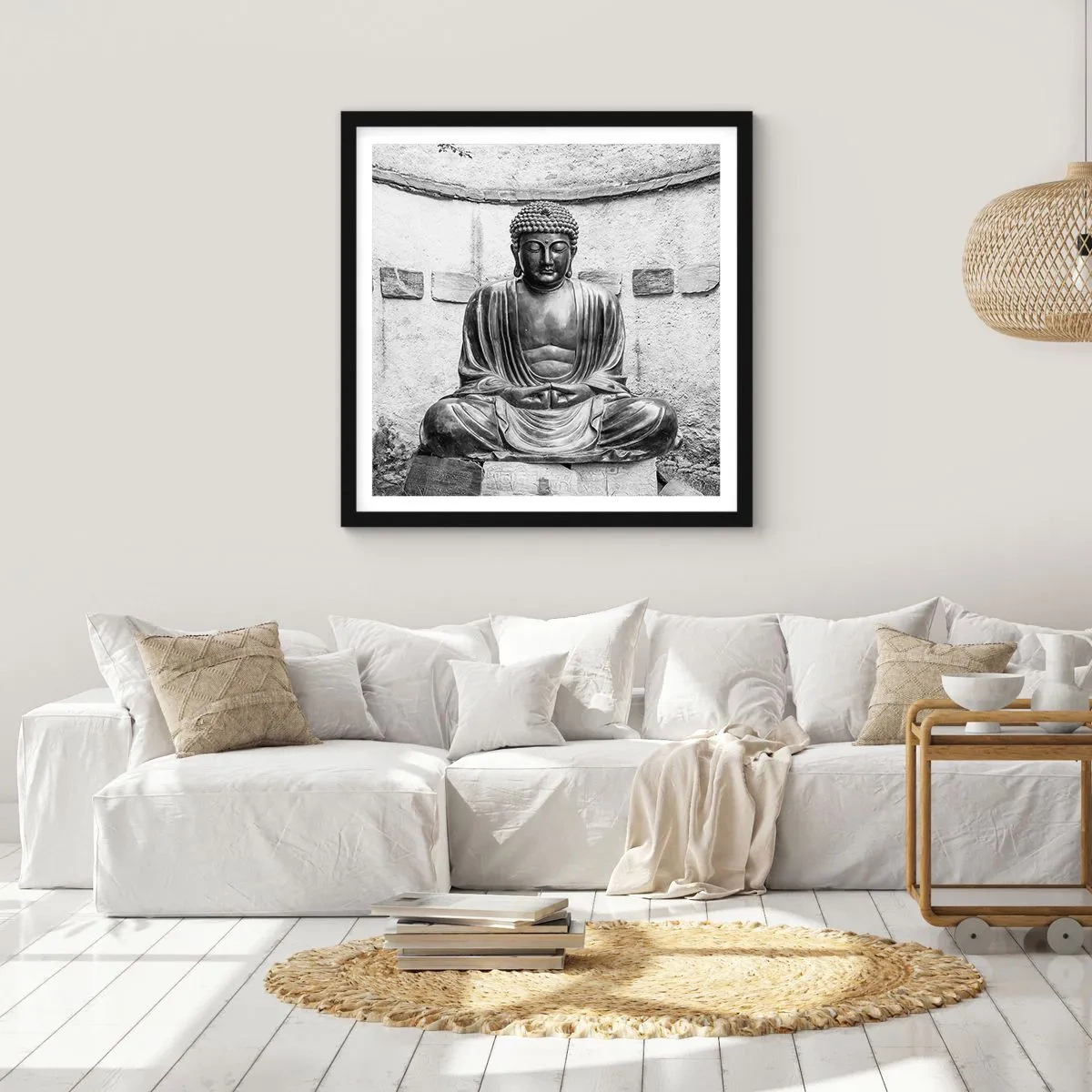 Plakát v černém rámu - U zdroje klidu - 40x40 cm