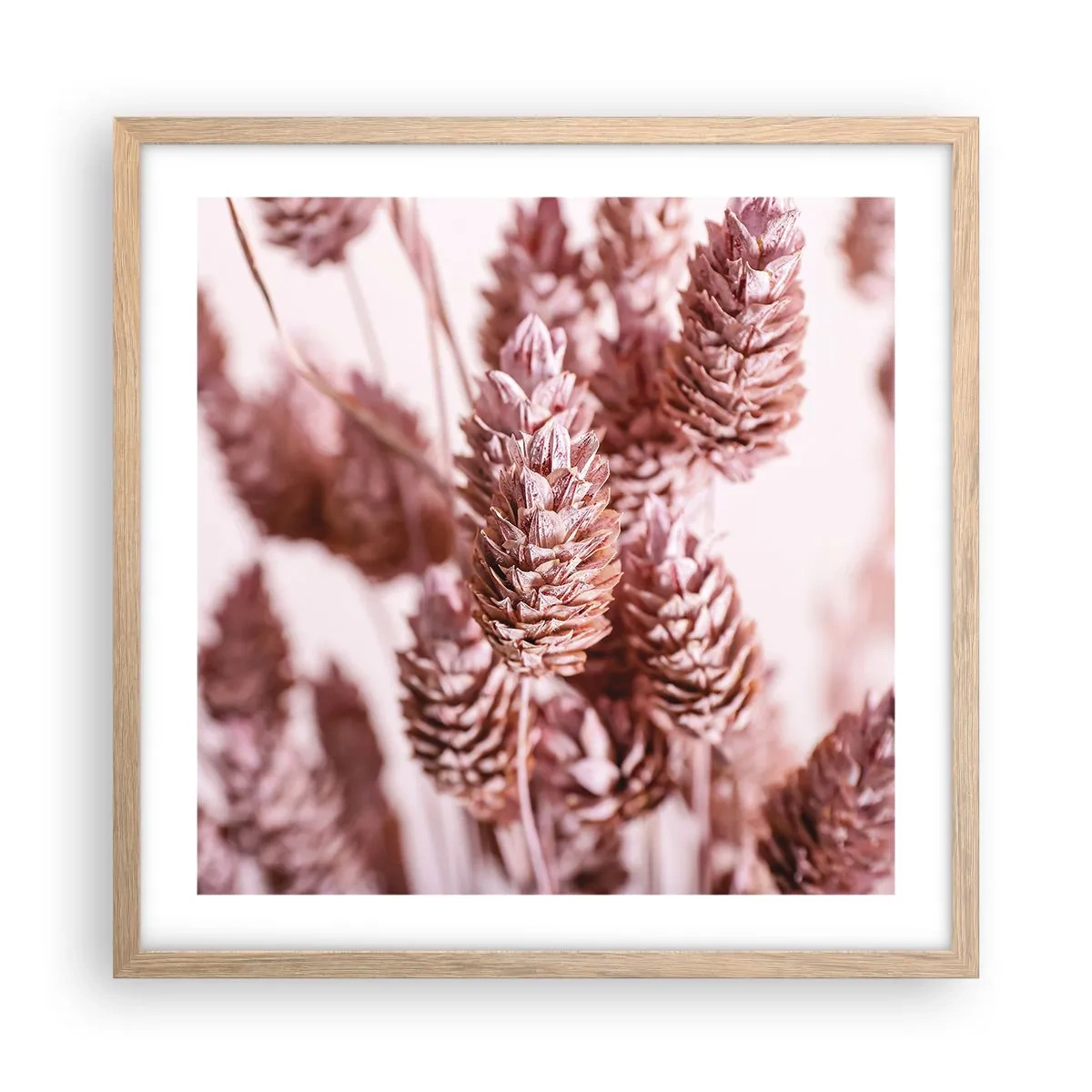 Plakát v rámu světlý dub - Zdánlivě nenápadné - 50x50 cm