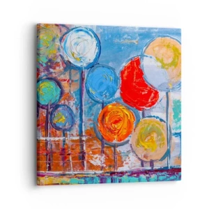 Obraz na plátně - Zázraky na tyči - 30x30 cm