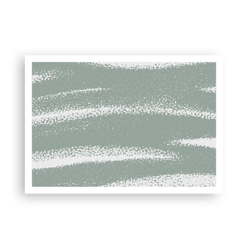 Plakát - Abstrakce v zimním stylu - 100x70 cm