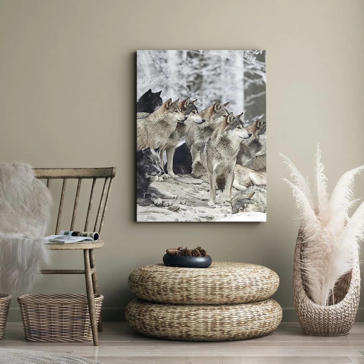 Obraz na plátně - Rodina a přátelé - 55x100 cm