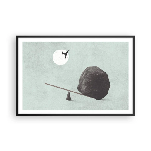 Plakát v černém rámu - Splněný sen - 91x61 cm