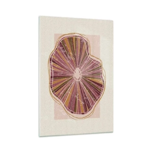 Obraz na skle - Radiální abstrakce - 70x100 cm