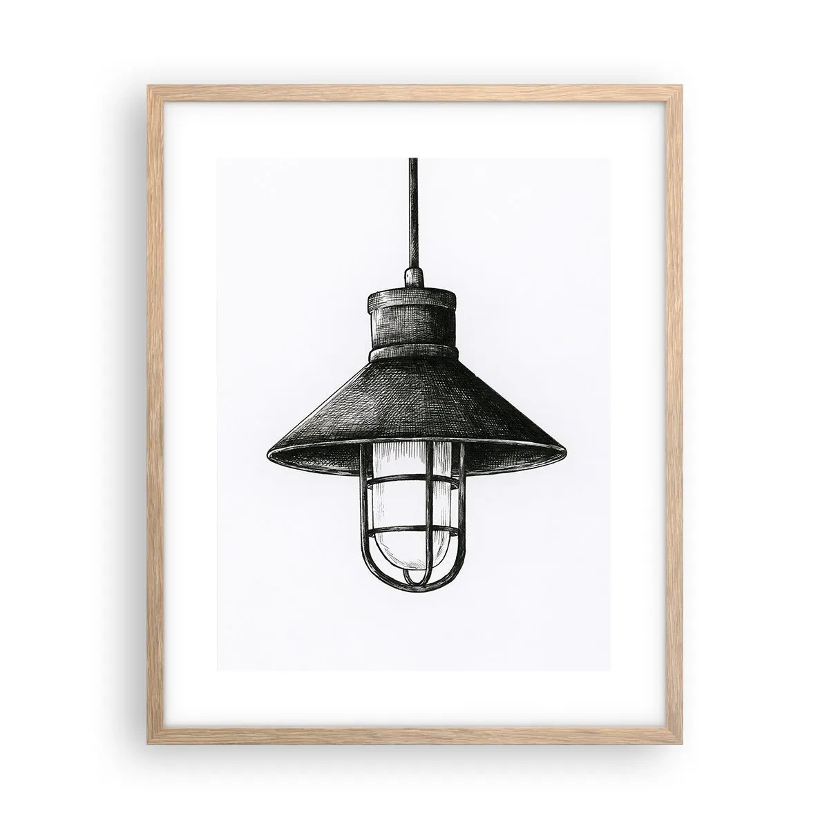 Plakát v rámu světlý dub - Jako před lety… - 40x50 cm