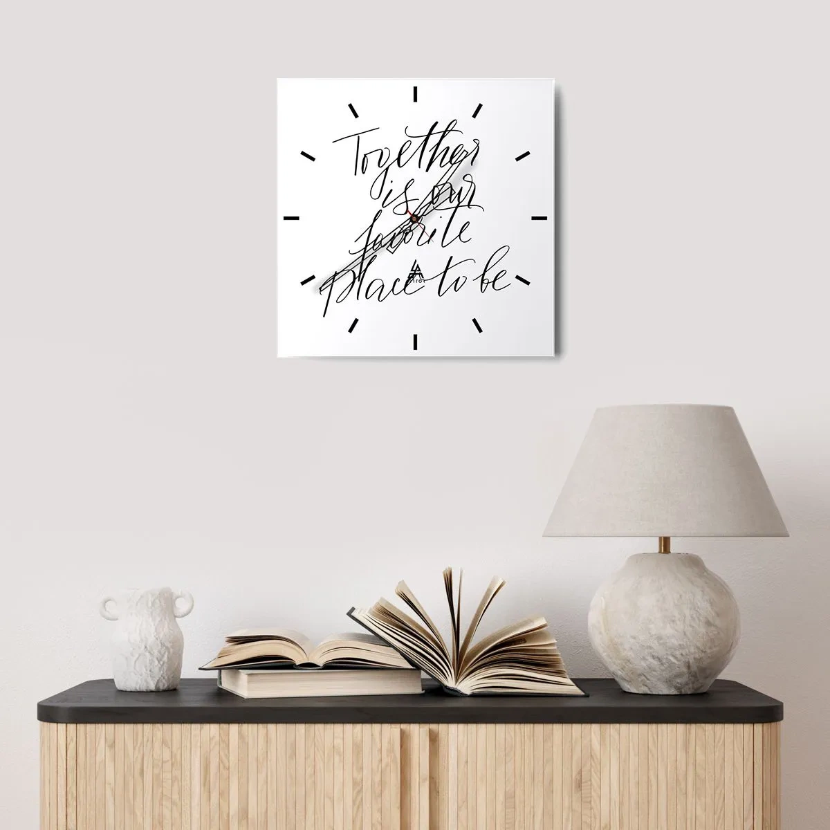 Nástěnné hodiny - Cítíte to také? - 30x30 cm