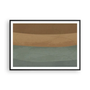 Plakát v černém rámu - Horizontální kompozice - 100x70 cm