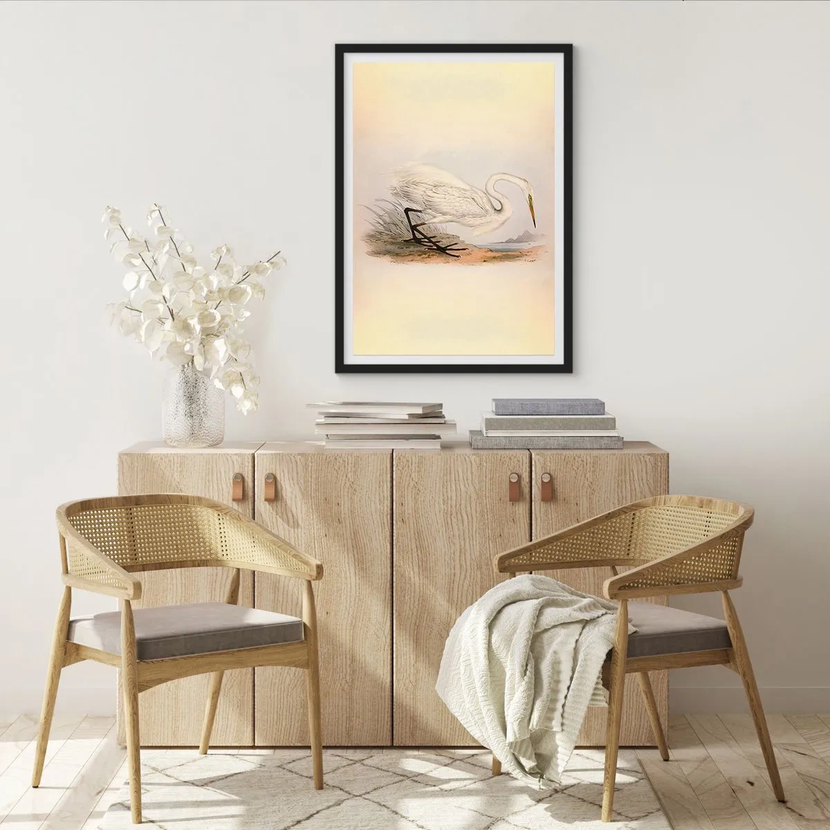 Plakát v černém rámu - Paní rákosin - 61x91 cm