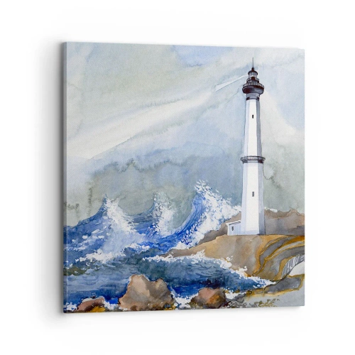 Obraz na plátně - Proti tmě a hromobití - 70x70 cm