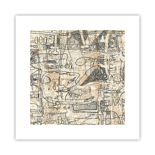 Plakát - Čeká na rozluštění - 30x30 cm